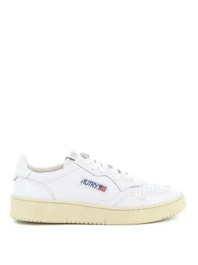 MEDALIST LOW MAN LEAT SNEAKERS - WHITE