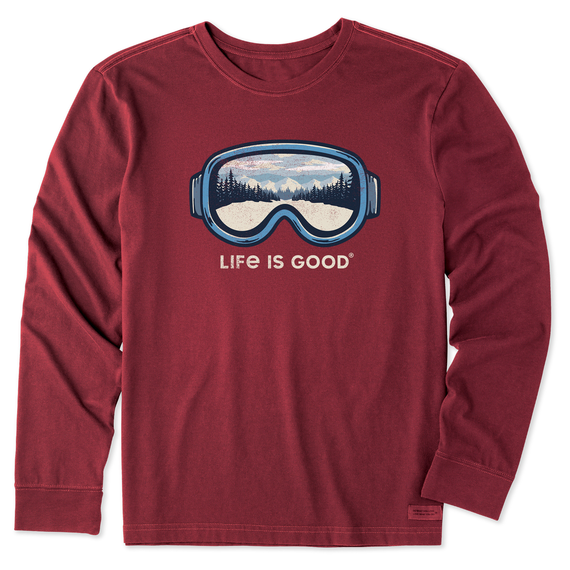 Men's Goggles Trail View Long Sleeve Crusher Tee