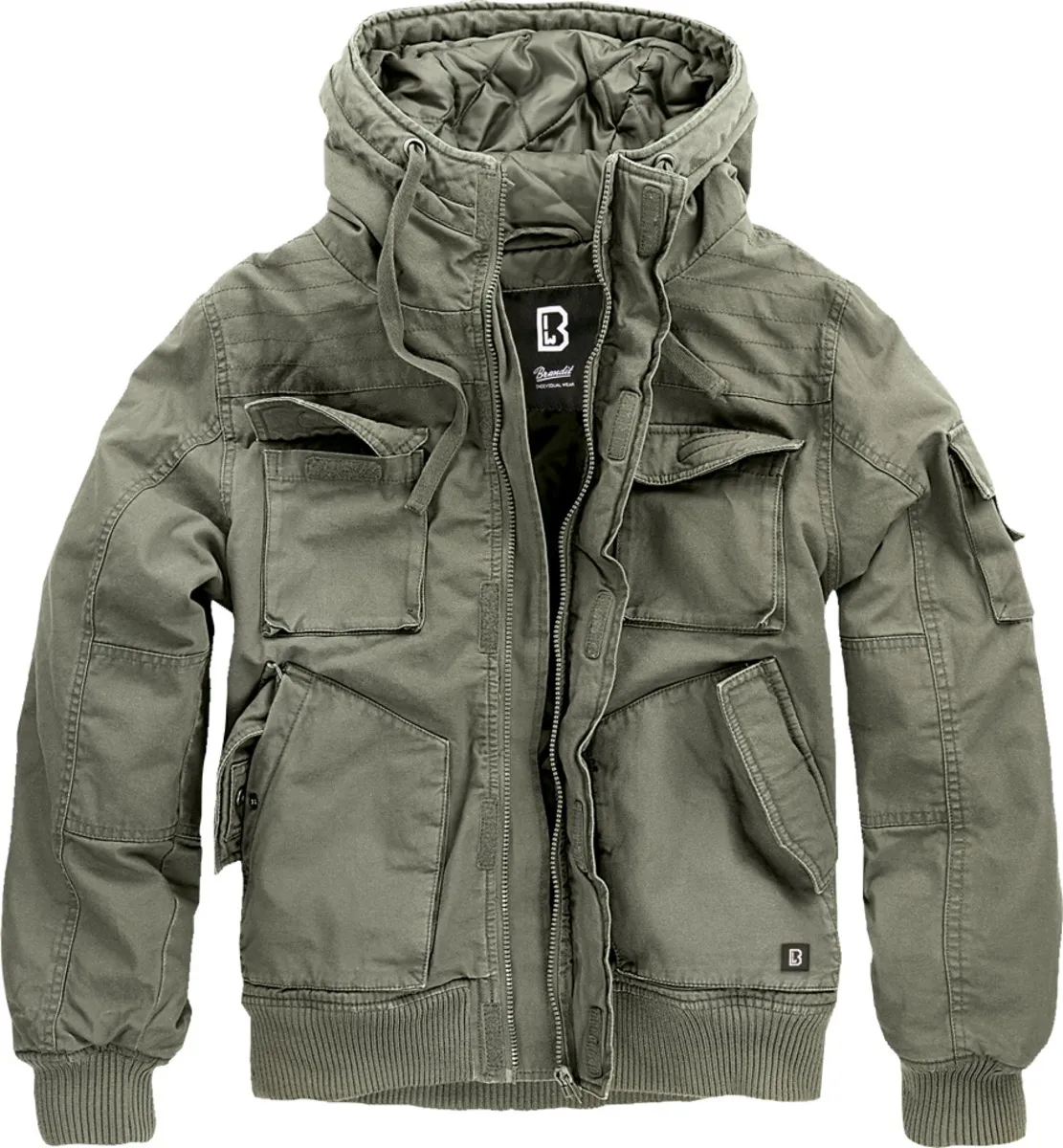 men's jacket winter BRANDIT - Bronx - Olive - 3107/1  -  Metal-shop