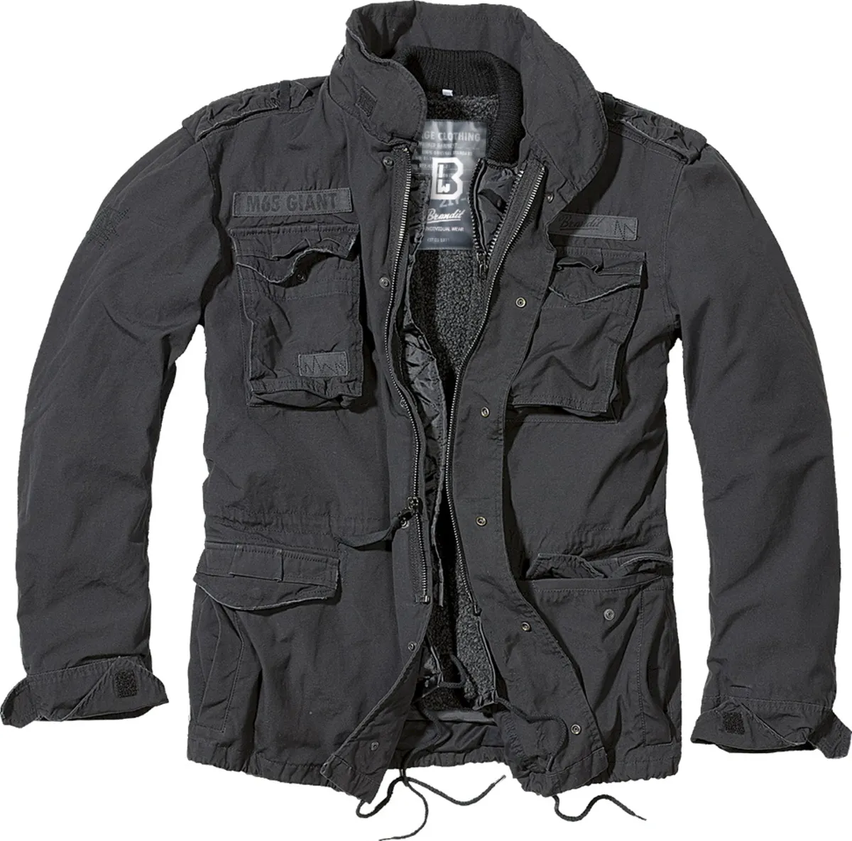 men's jacket winter BRANDIT - M65 Giant Black - 3101/2  -  Metal-shop