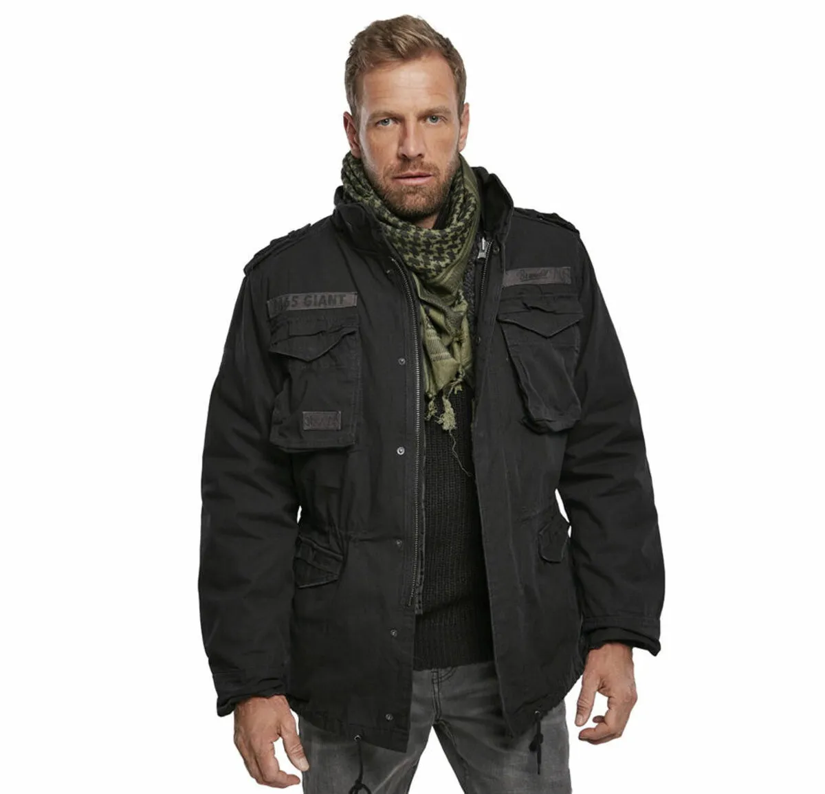 men's jacket winter BRANDIT - M65 Giant Black - 3101/2  -  Metal-shop