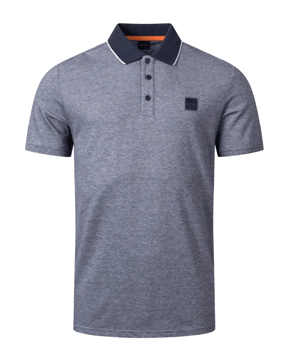 Mens Oxford Polo Shirt Dark Blue