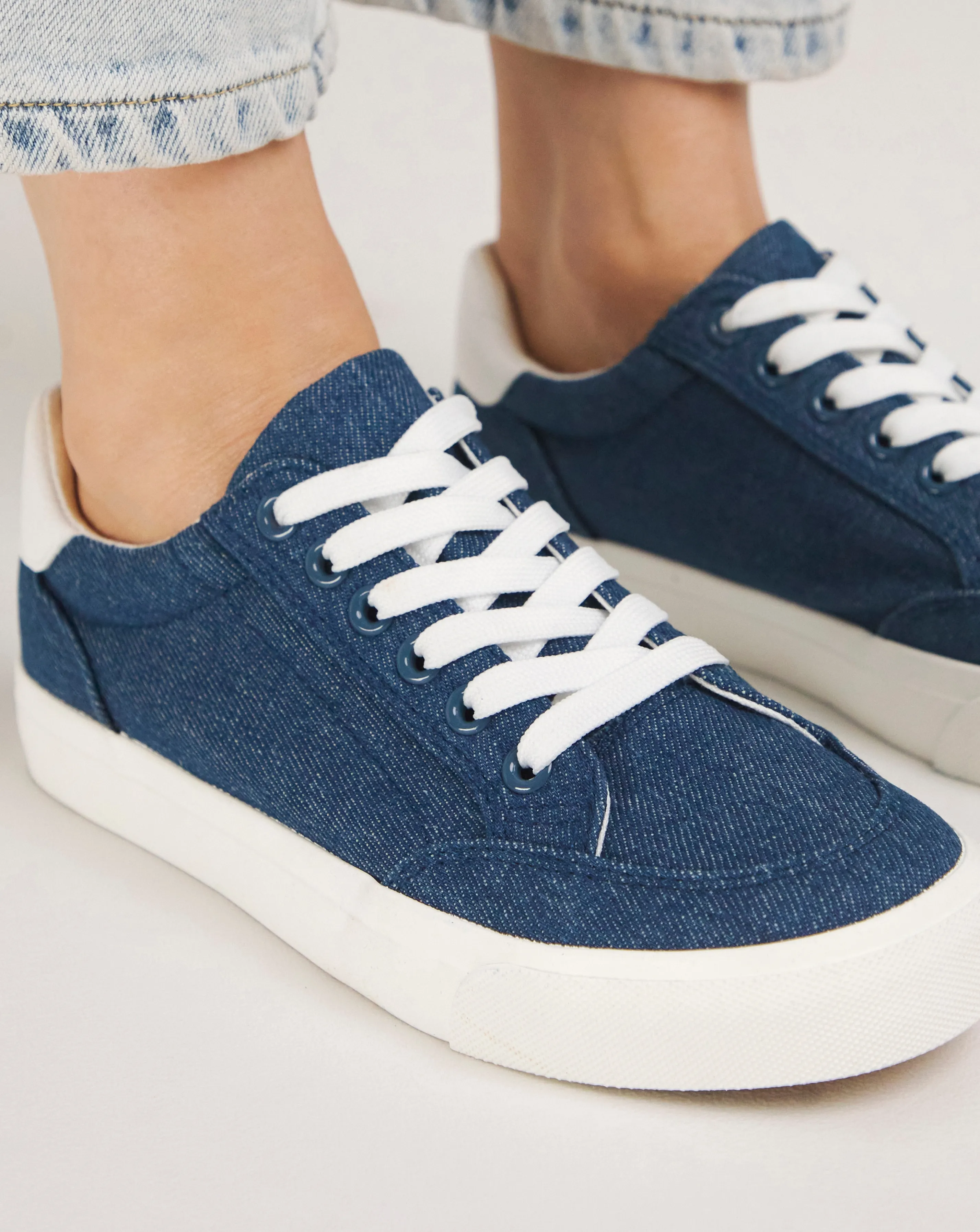 Millie Classic Lace Up Trainers Wide E Fit