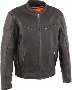 Milwaukee Leather Men's Cool Tec Leather Scooter Jacket - Big 3X