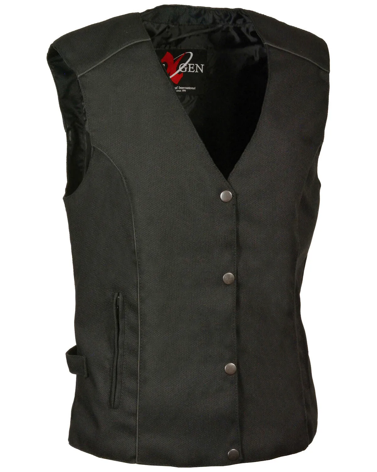 Milwaukee Leather Women's Stud & Wing Embroidered Vest - 5X