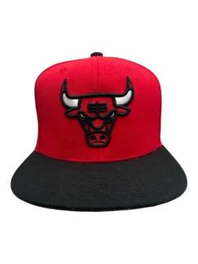 Mitchell & Ness Red & Black Men's Hat