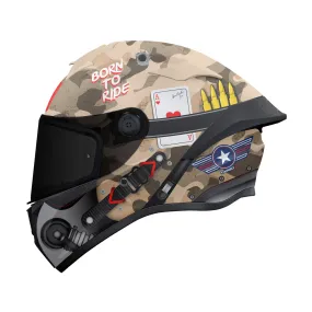 MT Targo S Patton Helmet - Sand/Camo