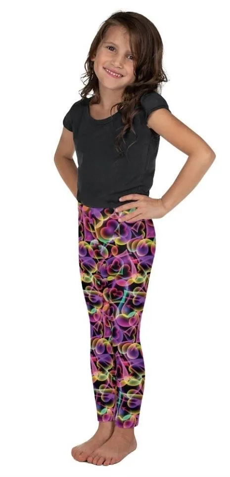 Neon Heart Kid's Leggings