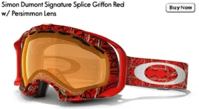 Oakley Simon Dumont Signature Splice Goggles w/ Persimmon Lens