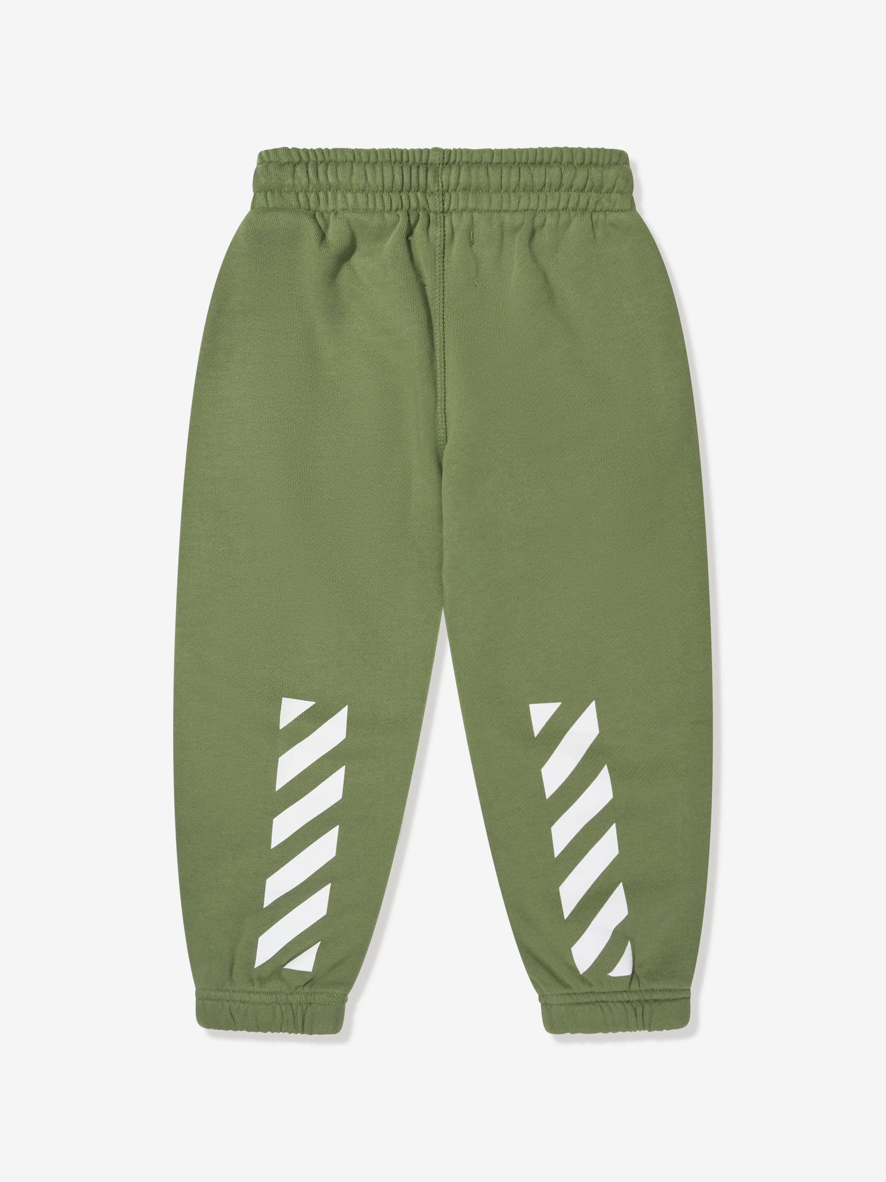 Off-White Boys Bookish Diag Joggers in Green