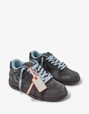 Off-White Out Of Office Grey Suede Trainers