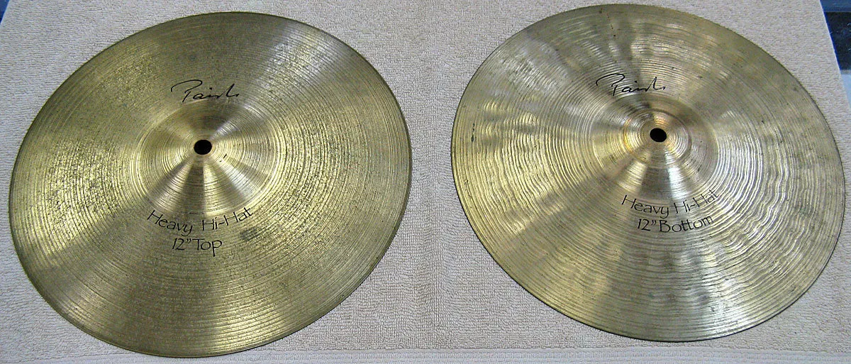 Paiste Signature 12 Heavy Hi Hat Cymbals