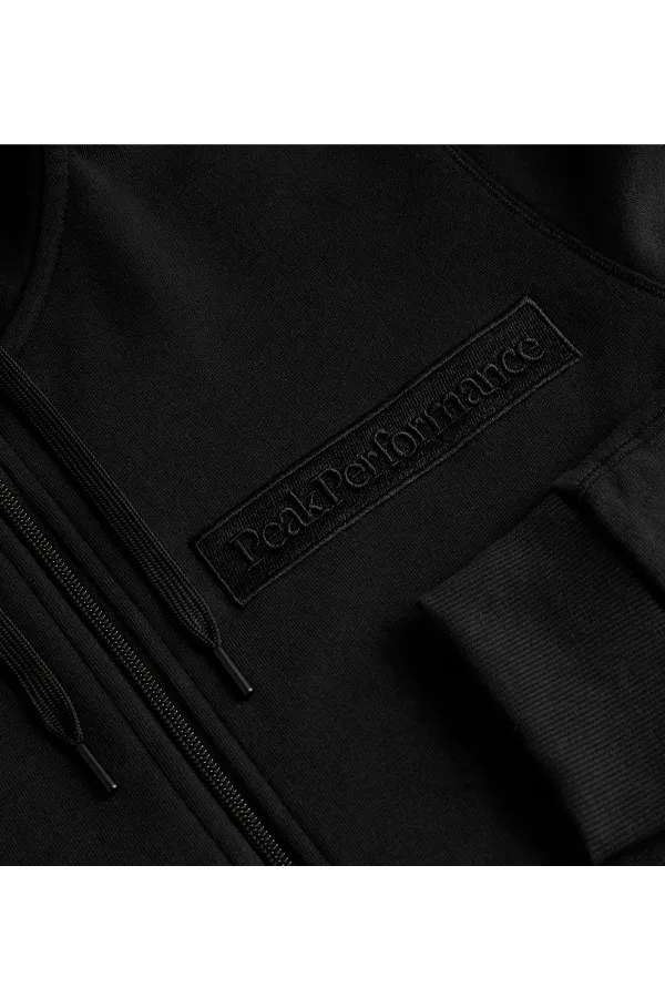 Peak Performance Zip Hoodie Ease Black