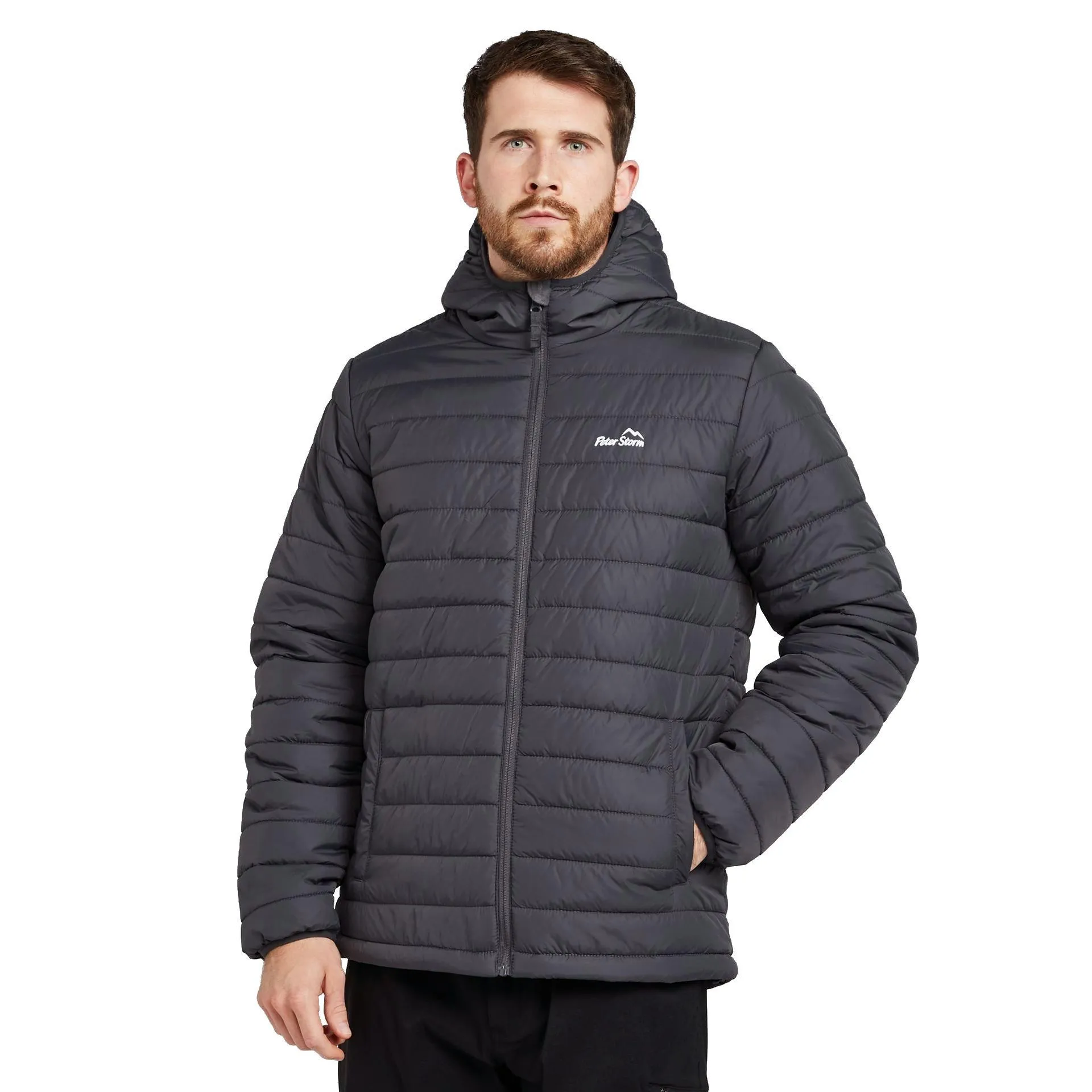 Peter Storm Men's Blisco II Hooded Jacket - Grey | George Fisher