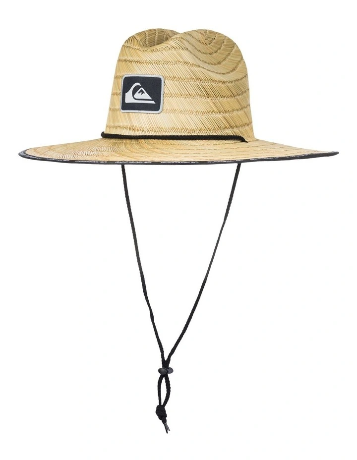 Pierside Taper Straw Hat in Black