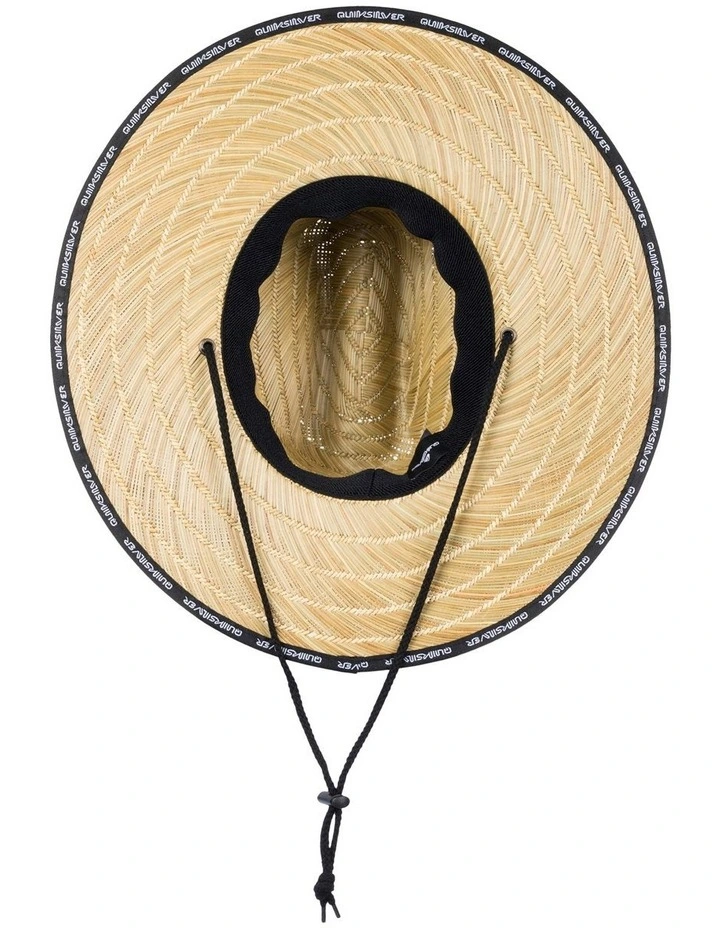 Pierside Taper Straw Hat in Black