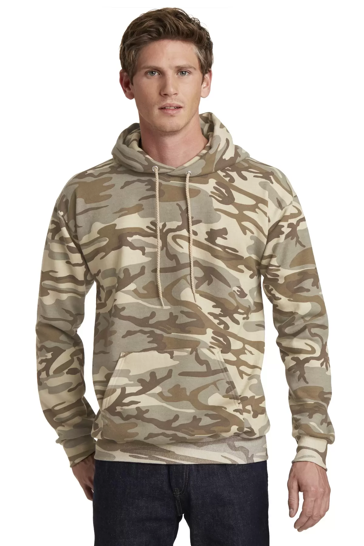 Port & Company PC78HC Core Fleece Camo Pullover Hooded Sweatshirt SKU: PC78HC