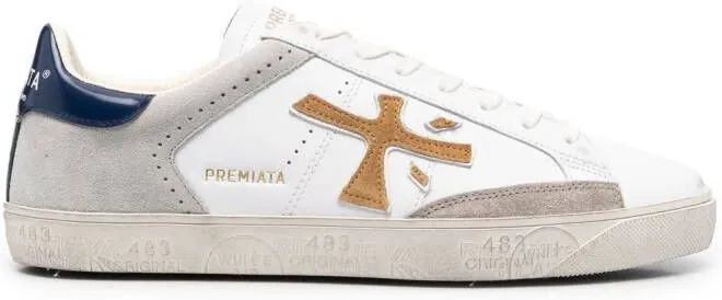 Premiata Steven multi-panelled sneakers White