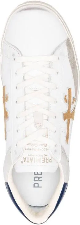 Premiata Steven multi-panelled sneakers White