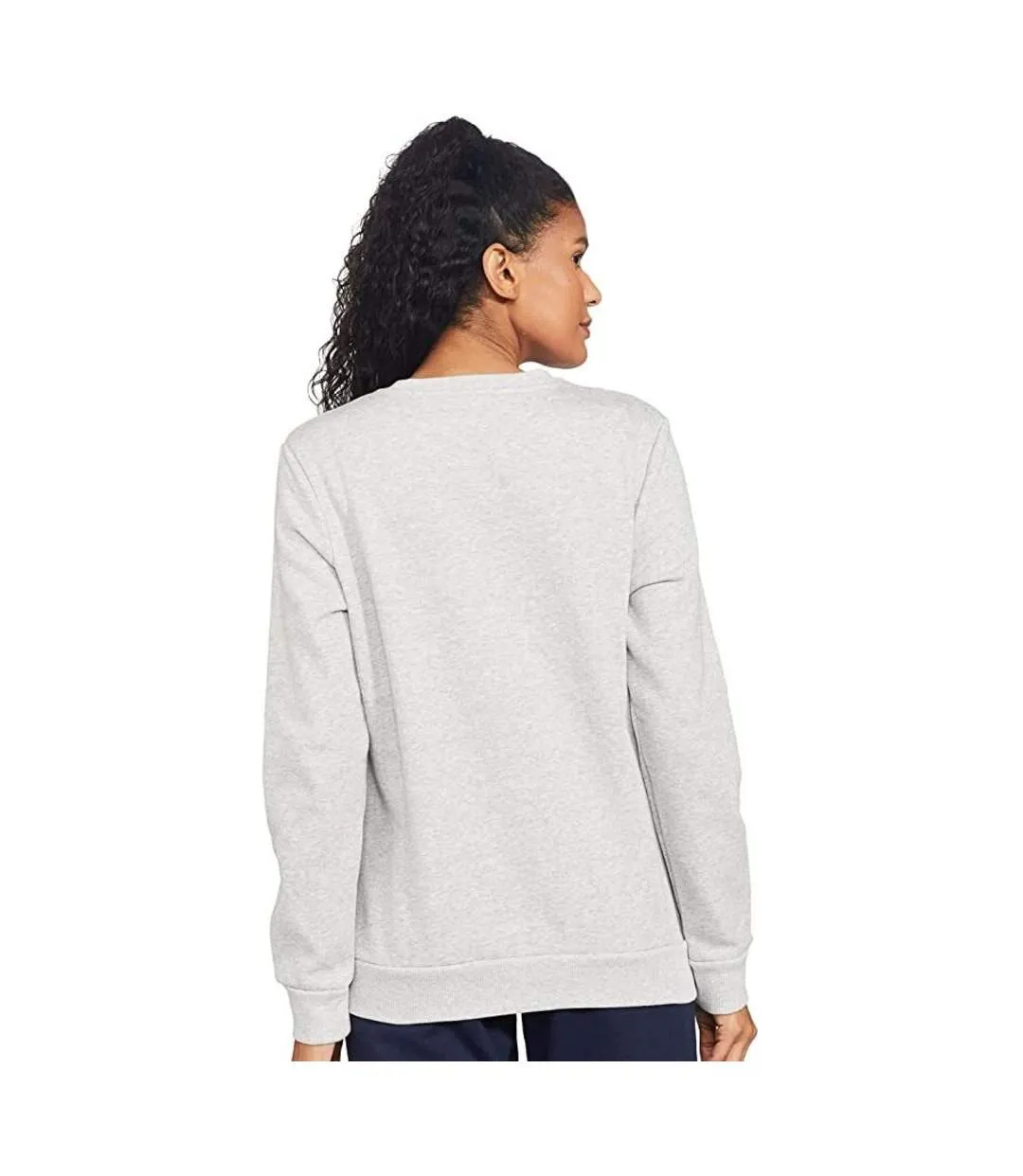 Puma Womens/Ladies ESS Logo Sweatshirt (Light Gray Heather) - UTRD2221