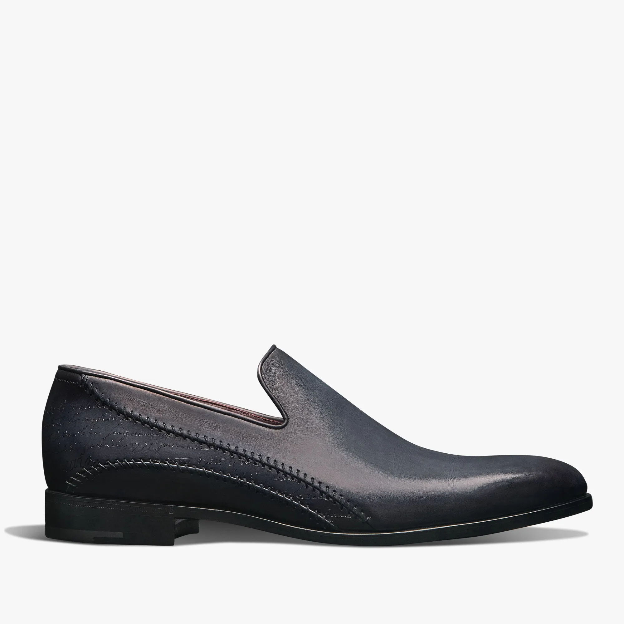 Rapiécé-Reprisé Scritto Leather Slipper