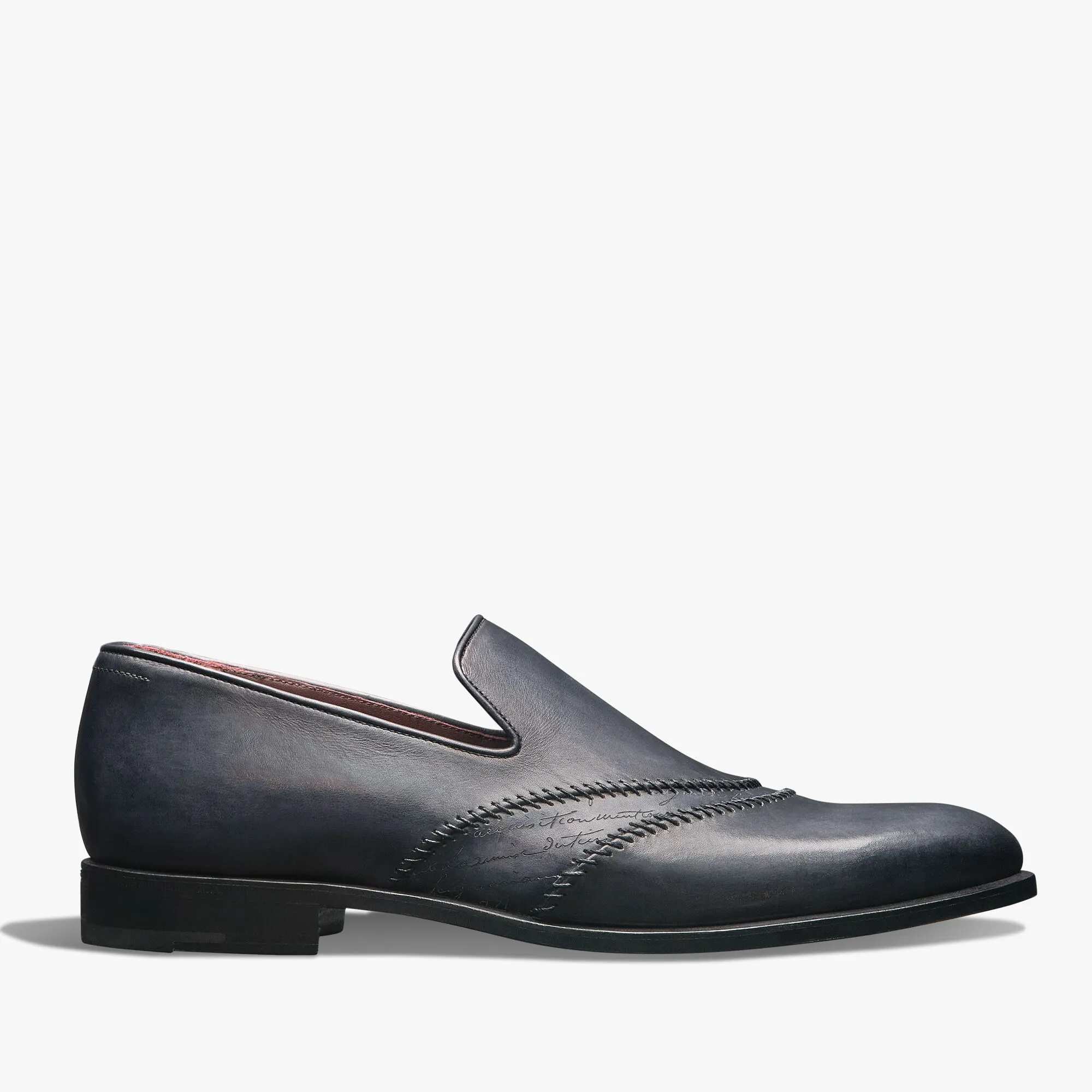 Rapiécé-Reprisé Scritto Leather Slipper