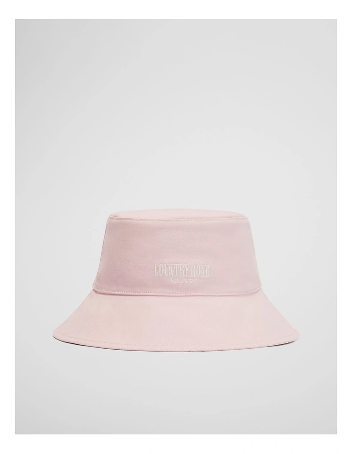 Reversible Bucket Hat in Mineral Pink