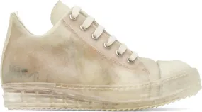 Rick Owens Beige Transparent Sneakers