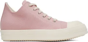 Rick Owens Drkshdw Pink Low Sneakers