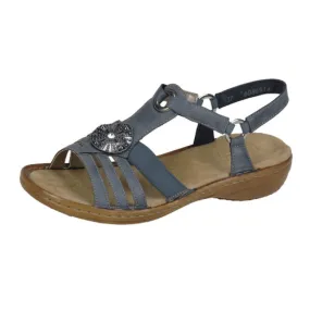 Rieker Women's Regina 69 Sandal Jeans