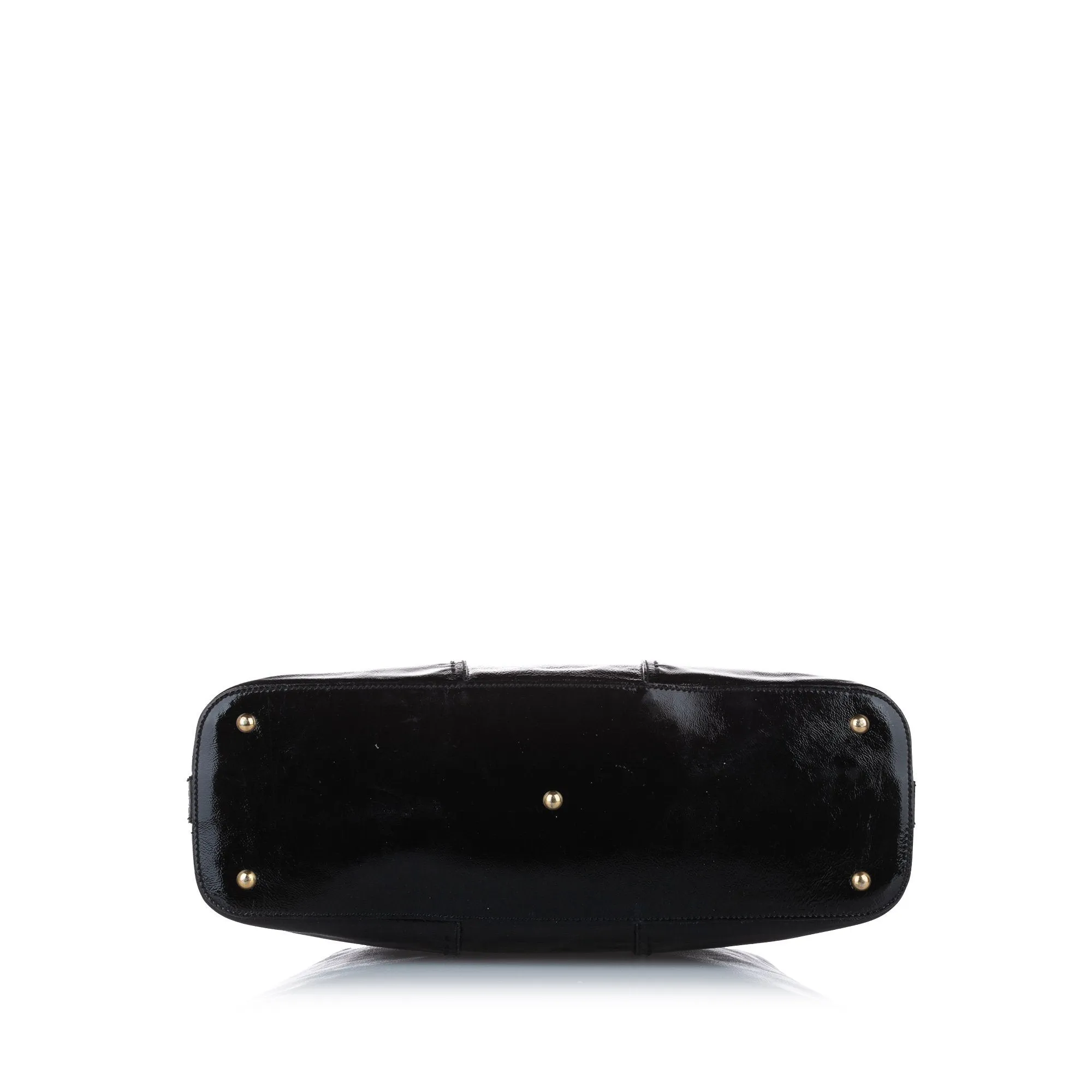 Saint Laurent Black Muse Patent Leather Handbag