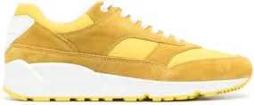 Saint Laurent Bump leather sneakers Yellow