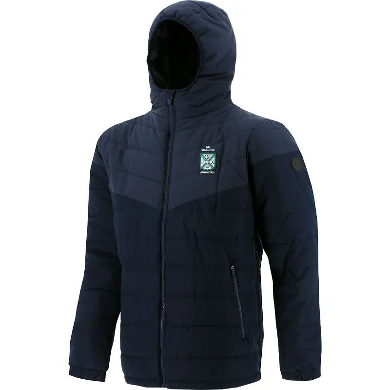 Scariff GAA Club Kids' Maddox Hooded Padded Jacket Marine