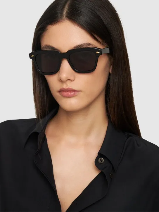 Sestini   Quattro squared acetate sunglasses 