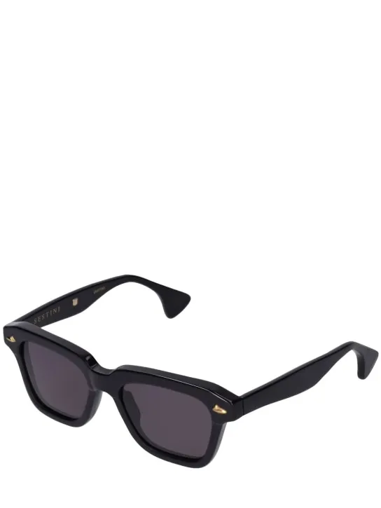 Sestini   Quattro squared acetate sunglasses 