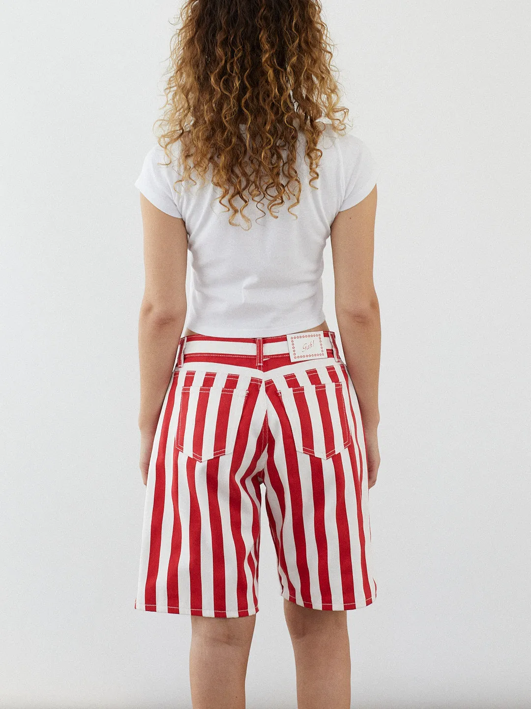 Shiloh Short - Pomodoro Stripe