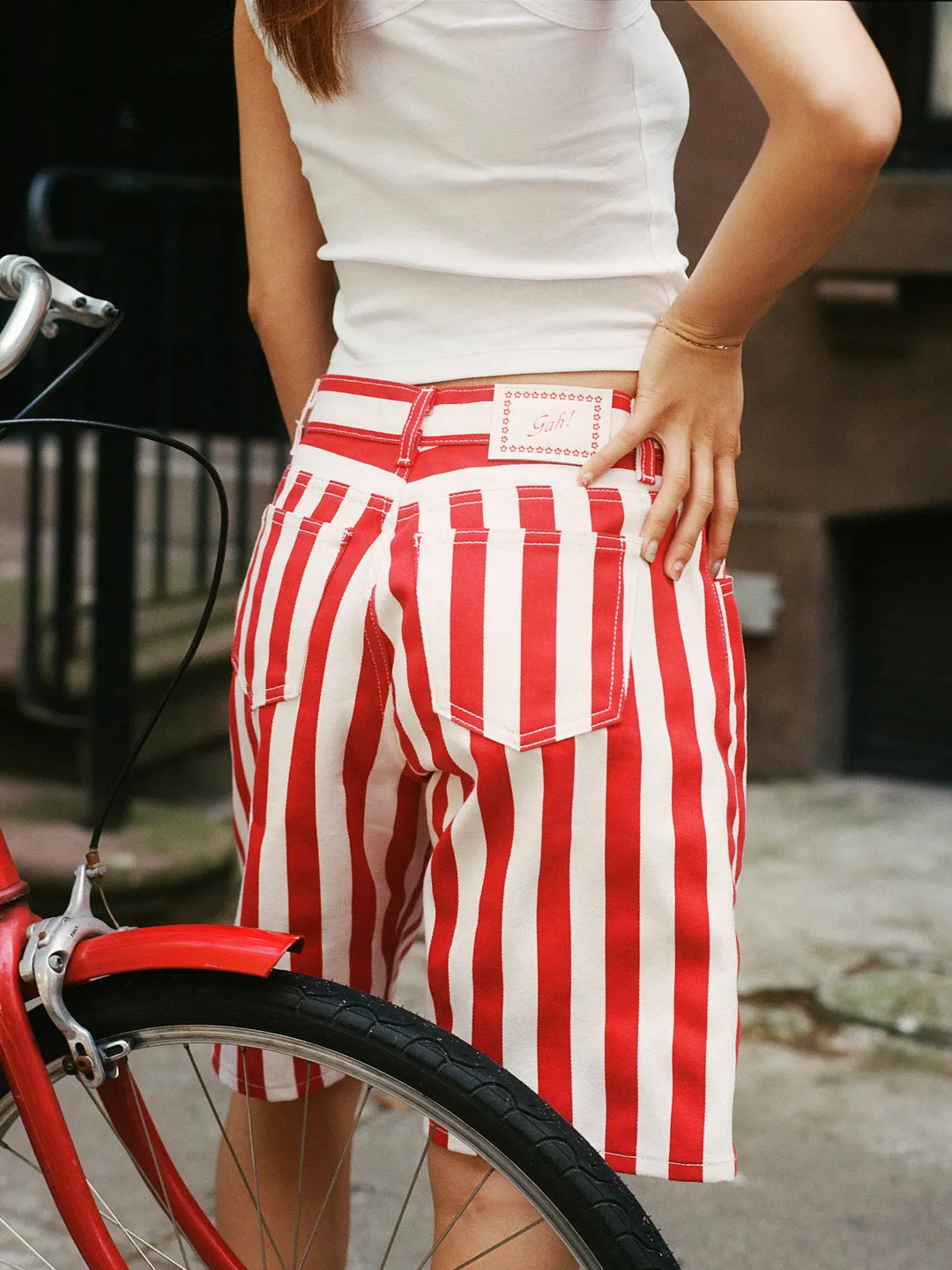 Shiloh Short - Pomodoro Stripe