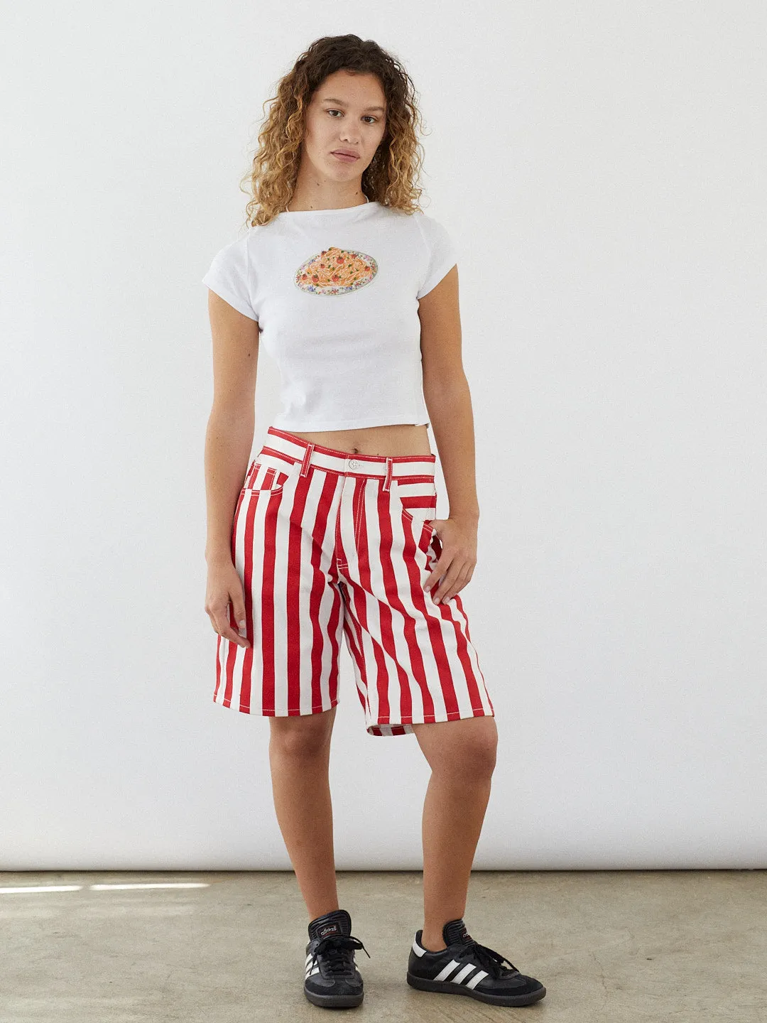 Shiloh Short - Pomodoro Stripe