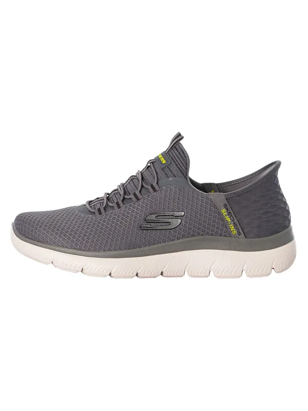 Skechers Slip Ins Summits High Range Trainers - Charcoal