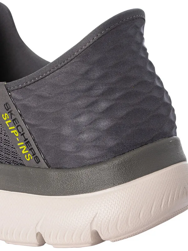 Skechers Slip Ins Summits High Range Trainers - Charcoal