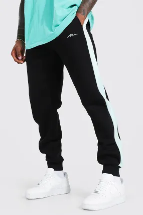 Slim Fit Original Man Colour Block Joggers