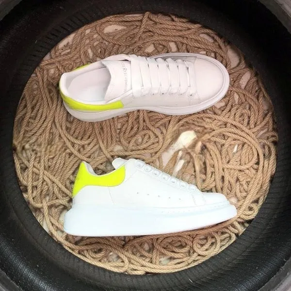 Sneakers White & Yellow Leather Back 2024