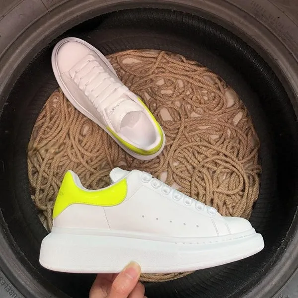 Sneakers White & Yellow Leather Back 2024