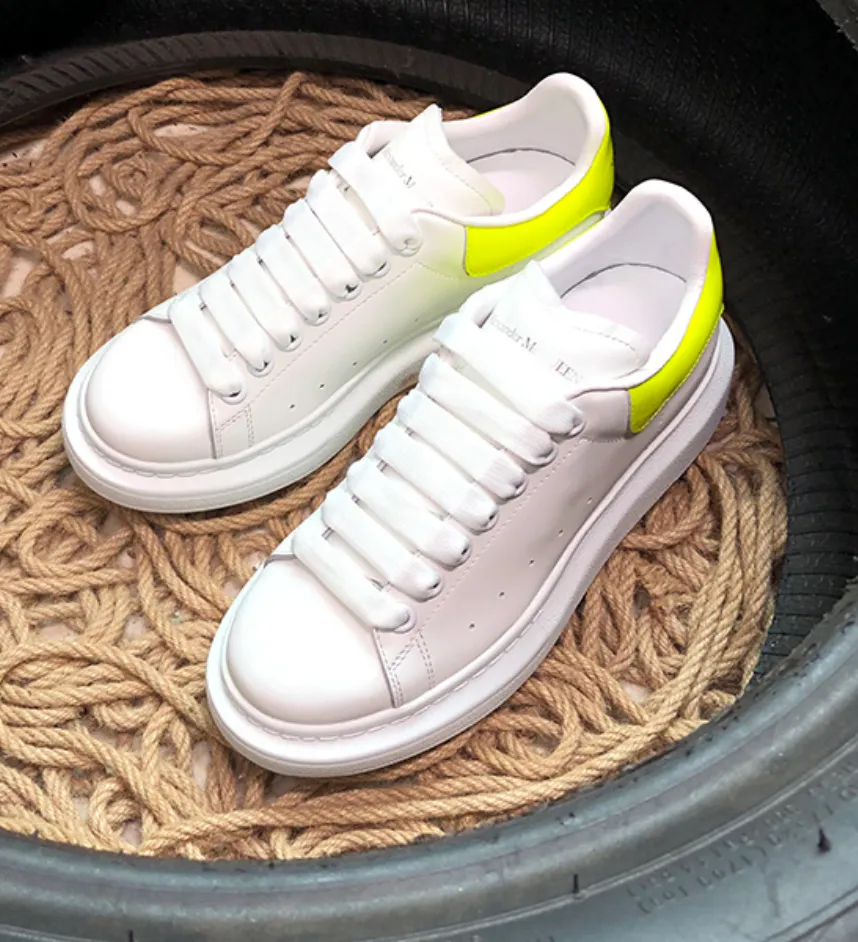 Sneakers White & Yellow Leather Back 2024