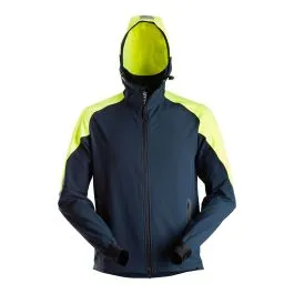 Snickers 8025 FlexiWork Neon Hoodie with Zip