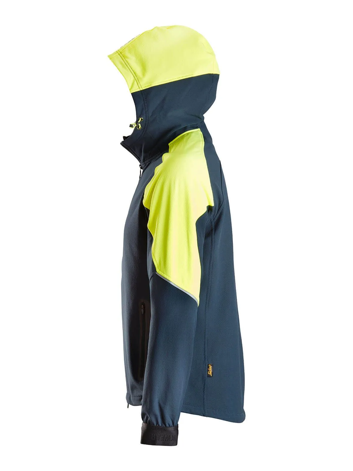 Snickers 8025 FlexiWork Neon Hoodie with Zip