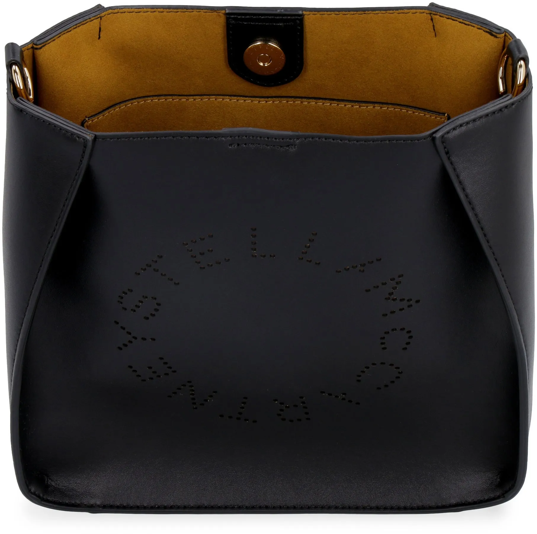 STELLA MCCARTNEY Black Shoulder Handbag - Magnetic Closure, Eco-Friendly Materials