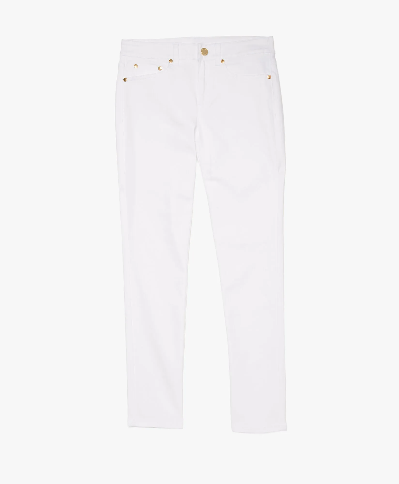 Stretch Cotton Jeans in White for Women | Brooks Brothers® UK