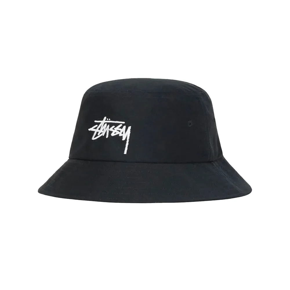 Stussy Big Stock Bucket Hat Black 1321132_BK