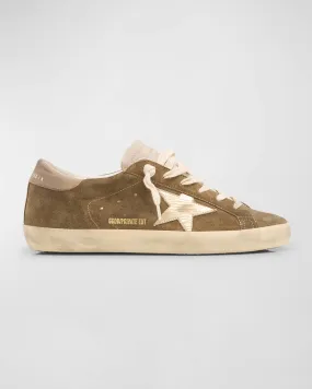 Superstar Suede Metallic Low-Top Sneakers